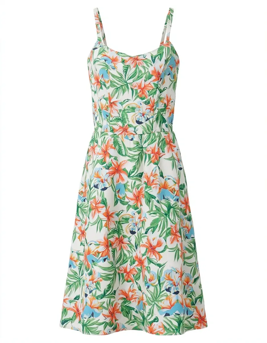 Verano sundress floral front view