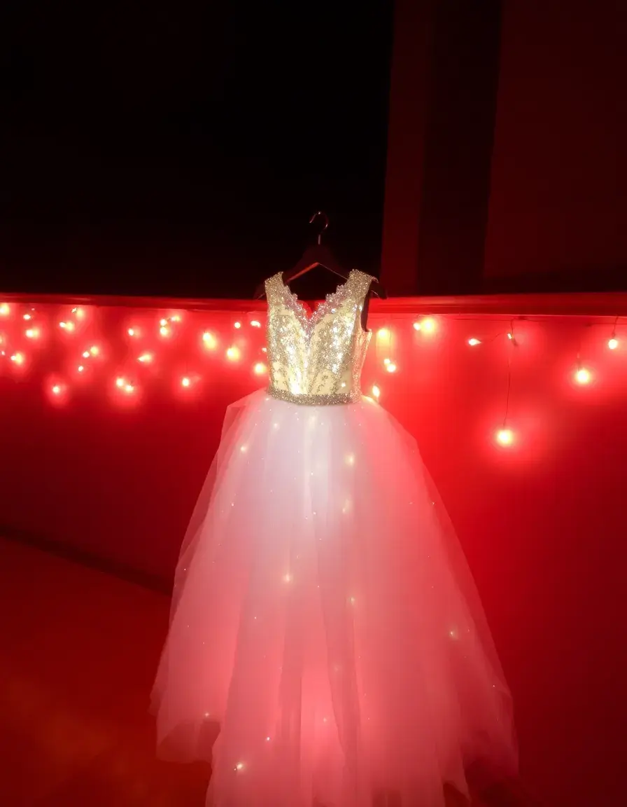 Vestido niña princesa brillante