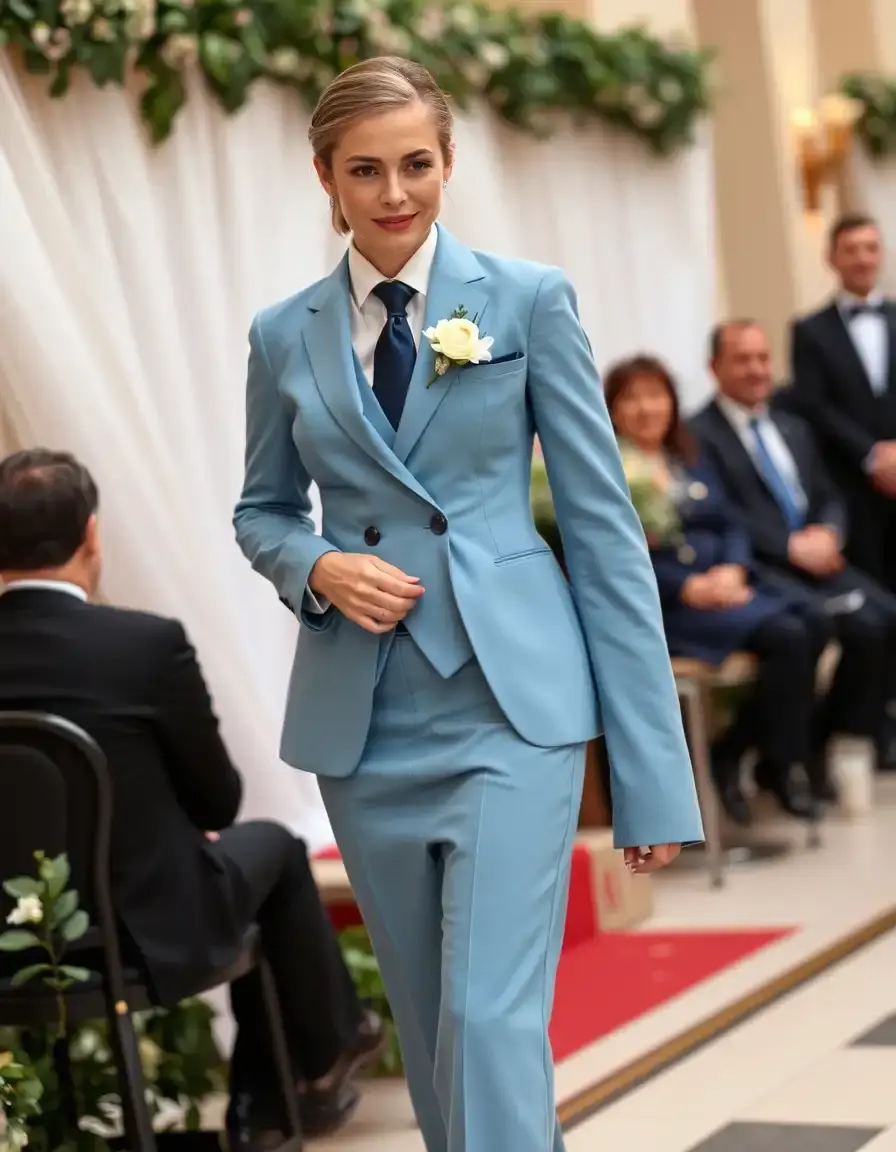 Tailored Suit Dress tipo traje para novia
