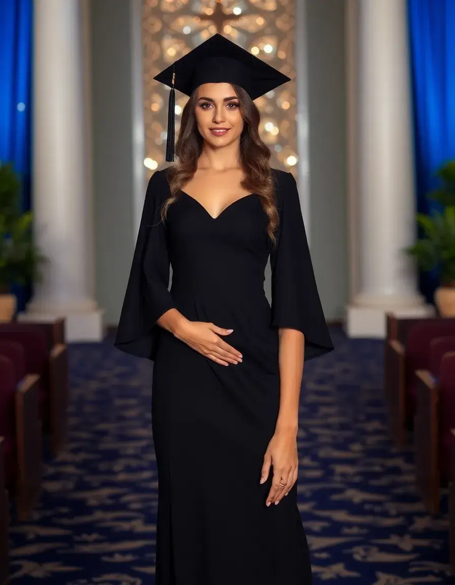 Black Elegant Dress graduación formal