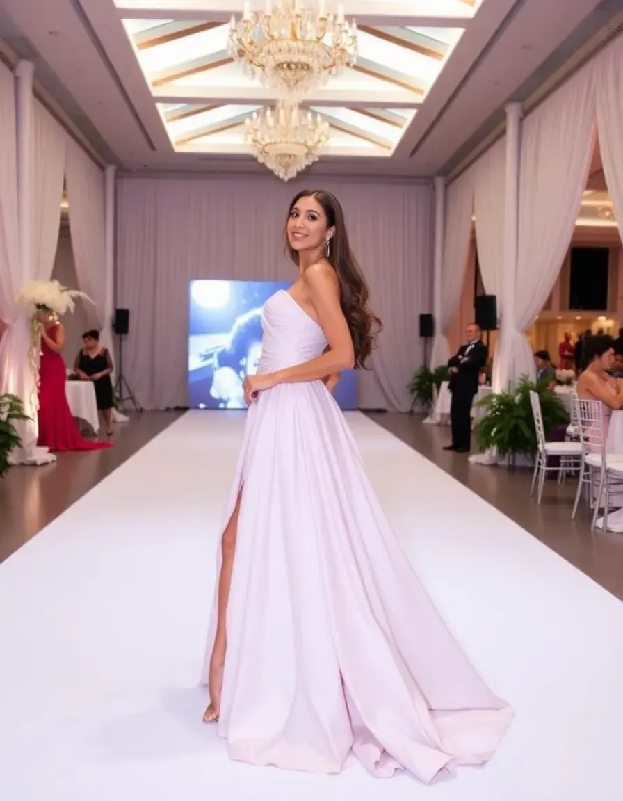 Vestido cruzado elegante para eventos