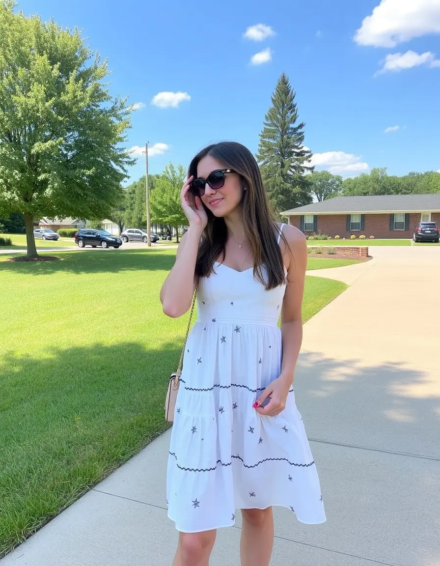 Vestido estilo sundress para invitada de boda casual