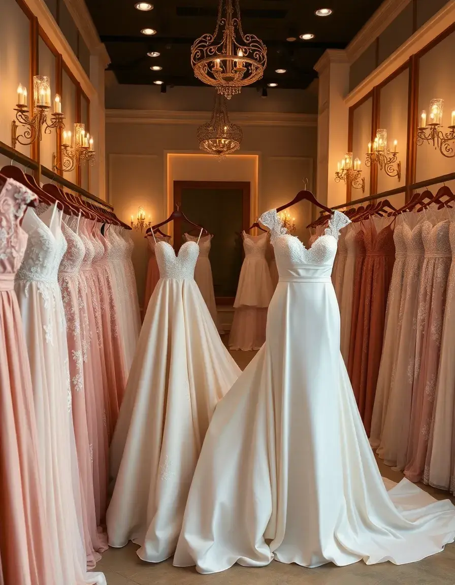 Colección de elegantes vestidos ceremonia mujer en seda y encaje para eventos formales