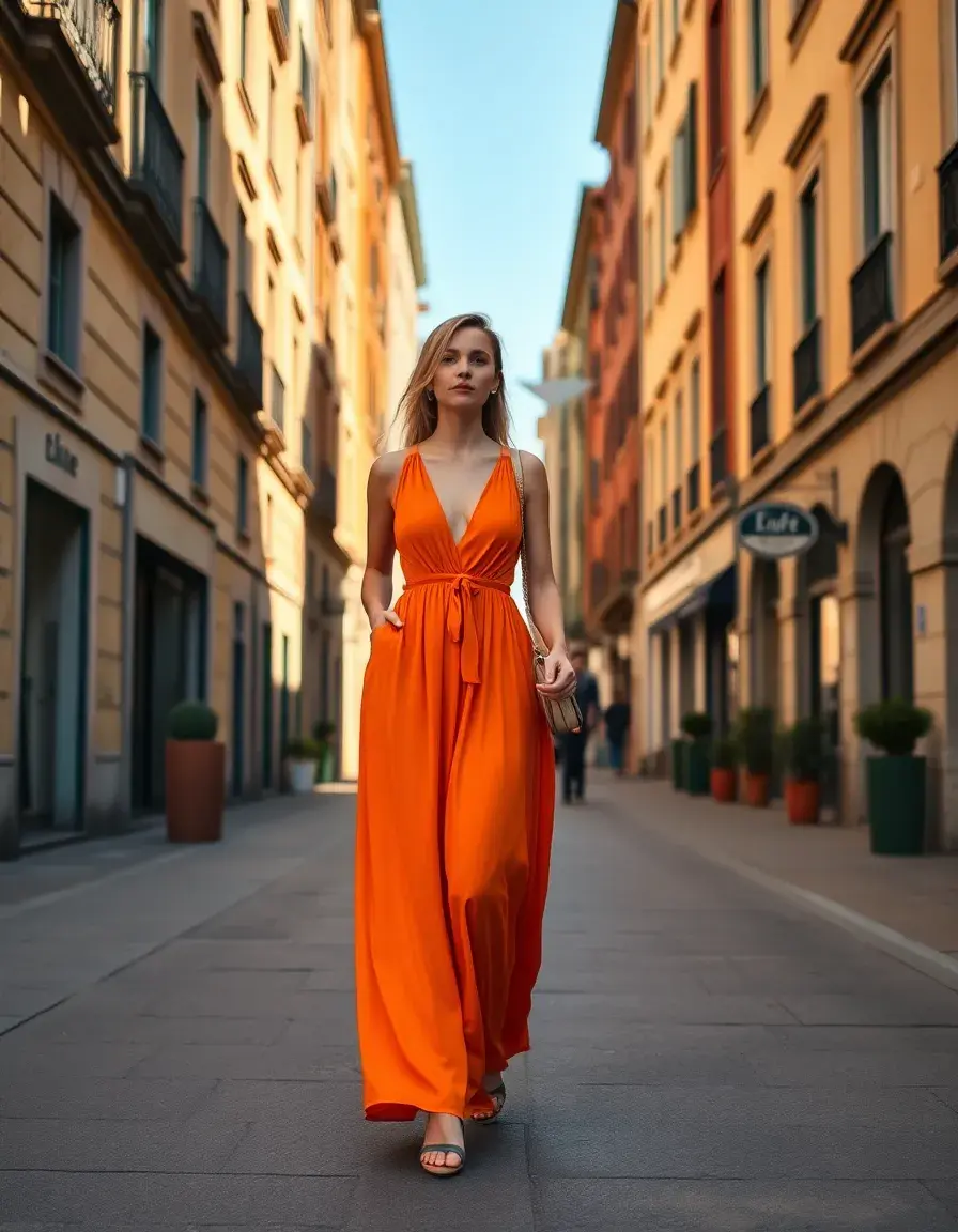 Vestido Naranja: Estilos Atrevidos y Llenos de Energía